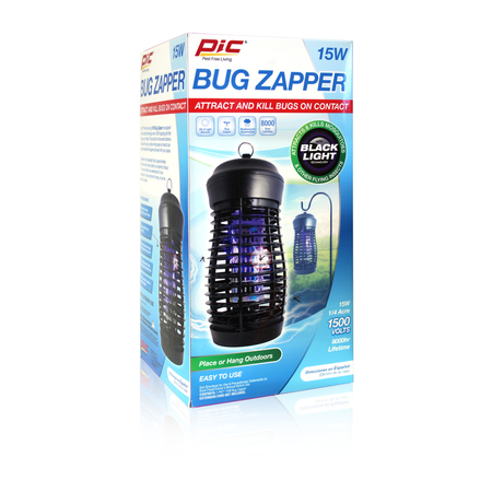 Pic Bug Zapper 15W 1/4Acr 15W-ZAPPER